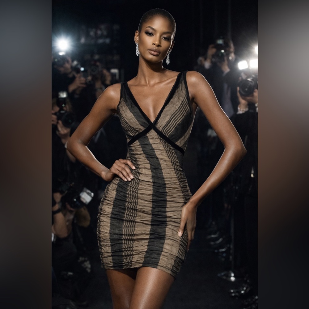 Nicole Miller Ruched Mini Dress – Size 0